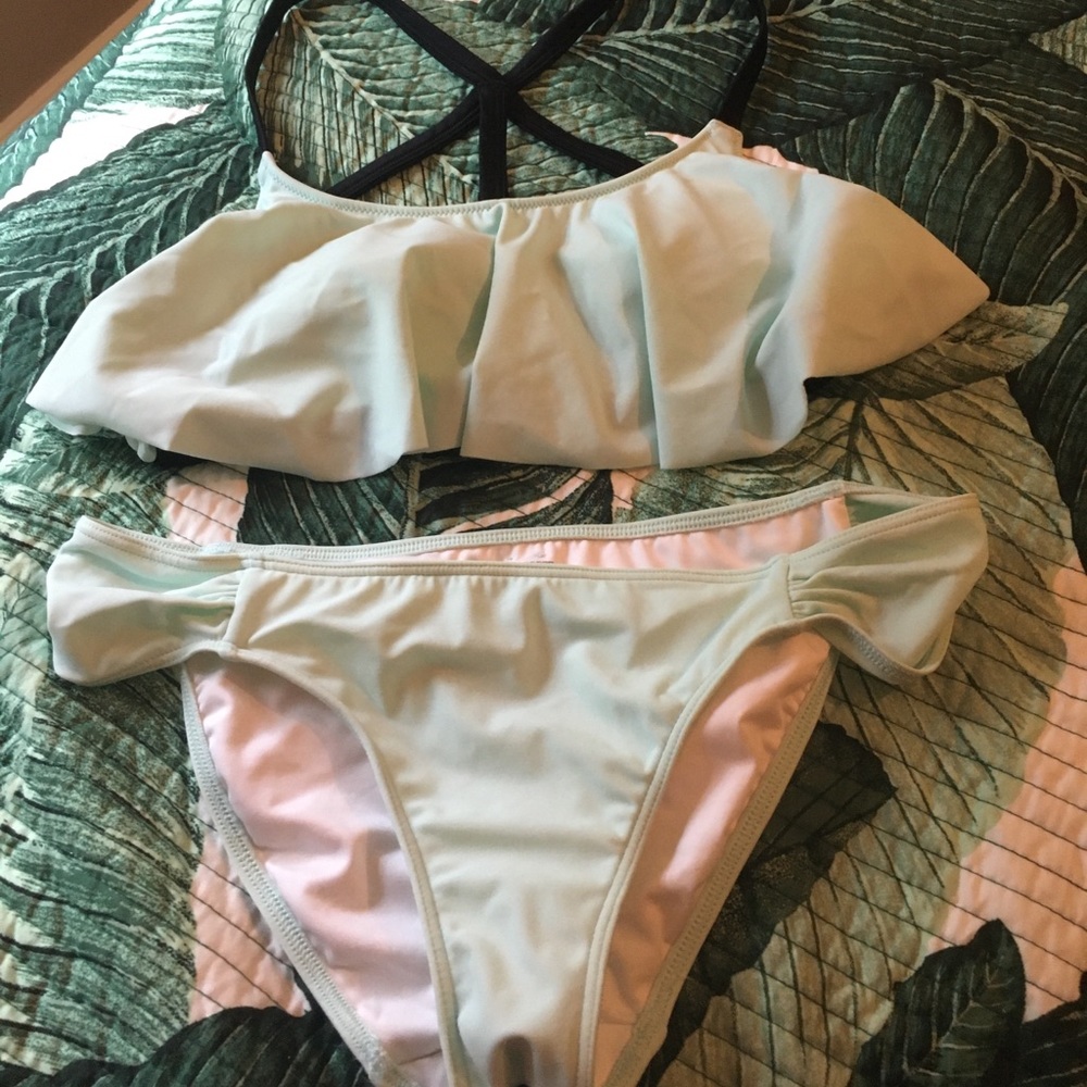 NW PINK BY VICTORIA SECRET MINT GREEN BIKINI SET S